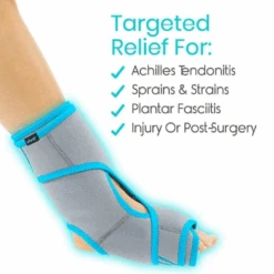 Vive Health Universal Ankle Wrap Brace With Hot/Cold Therapy Gel Pack Inserts -Health Care Store Senior.comProductImage 33 49582e01 1daf 4a08 9e74 580e77b7795d