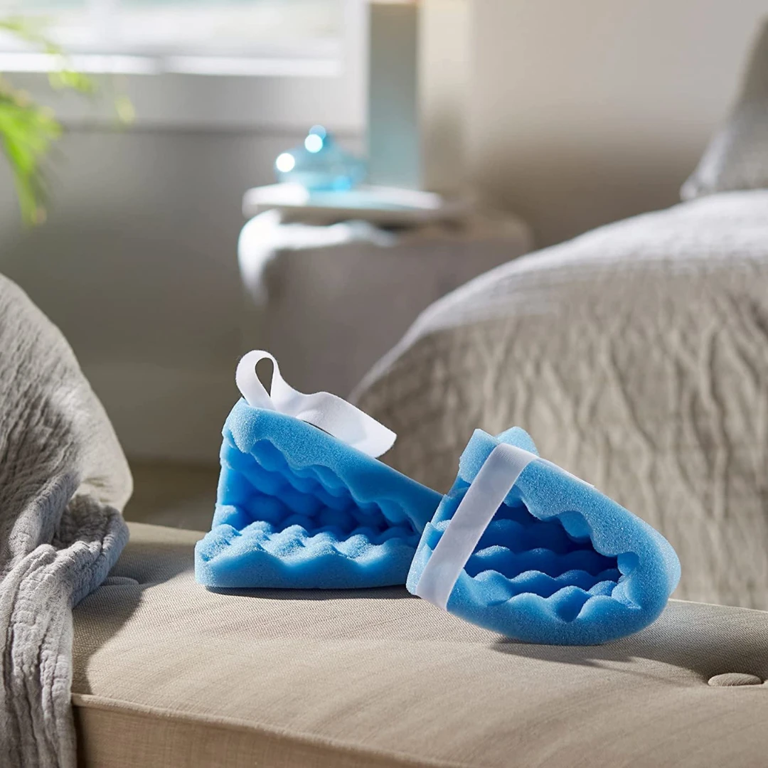 Mckesson Heel Protection Decubitus Pad Cushion - One Size Fits Most Blue 4 Mckesson Heel Protection Decubitus Pad Cushion - One Size Fits Most Blue - Image 2