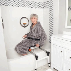 ShowerGlyde SG3 Sliding Transfer Bench With Swivel Seat -Health Care Store ShowerBuddyShowerGlydeSG3 4