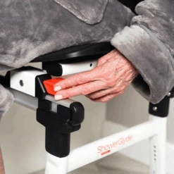 ShowerGlyde SG3 Sliding Transfer Bench With Swivel Seat -Health Care Store ShowerBuddyShowerGlydeSG3 5