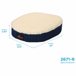 Nova Medical Donut Pillow Seat Cushion With Fleece Sheepskin Surface -Health Care Store Top 10