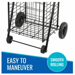 DMI Folding Lightweight Shopping Cart - Black -Health Care Store Top 488 d2d16603 2a70 4e4a b68a 8b5e86bb9ec6