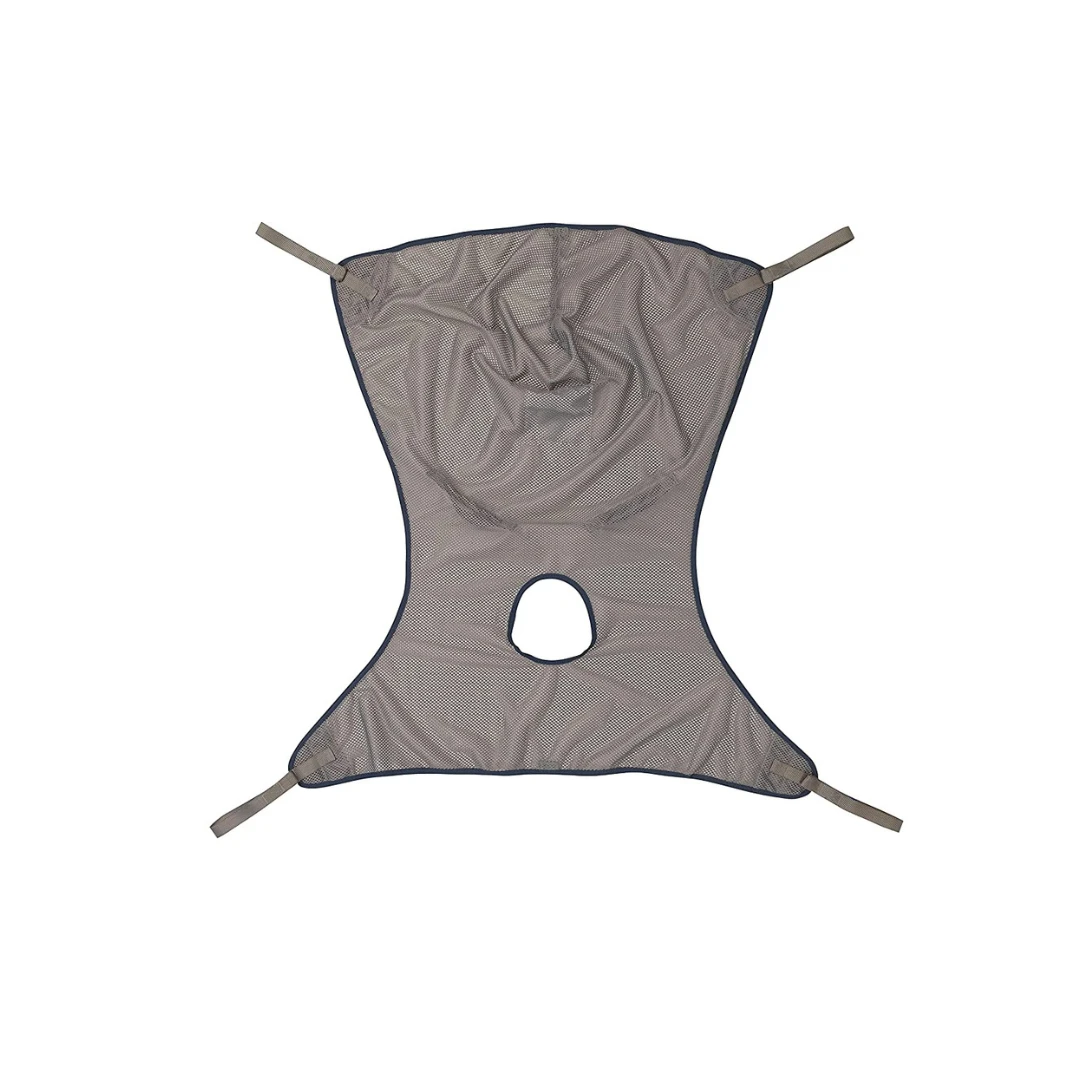 Invacare Comfort Sling With Commode Opening - Quick Dry Net Fabric 3 Invacare Comfort Sling With Commode Opening - Quick Dry Net Fabric