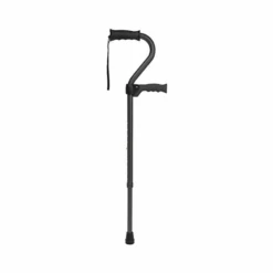 Carex Stand Assist Uplift Walking Cane With Secondary Flip Down Handle