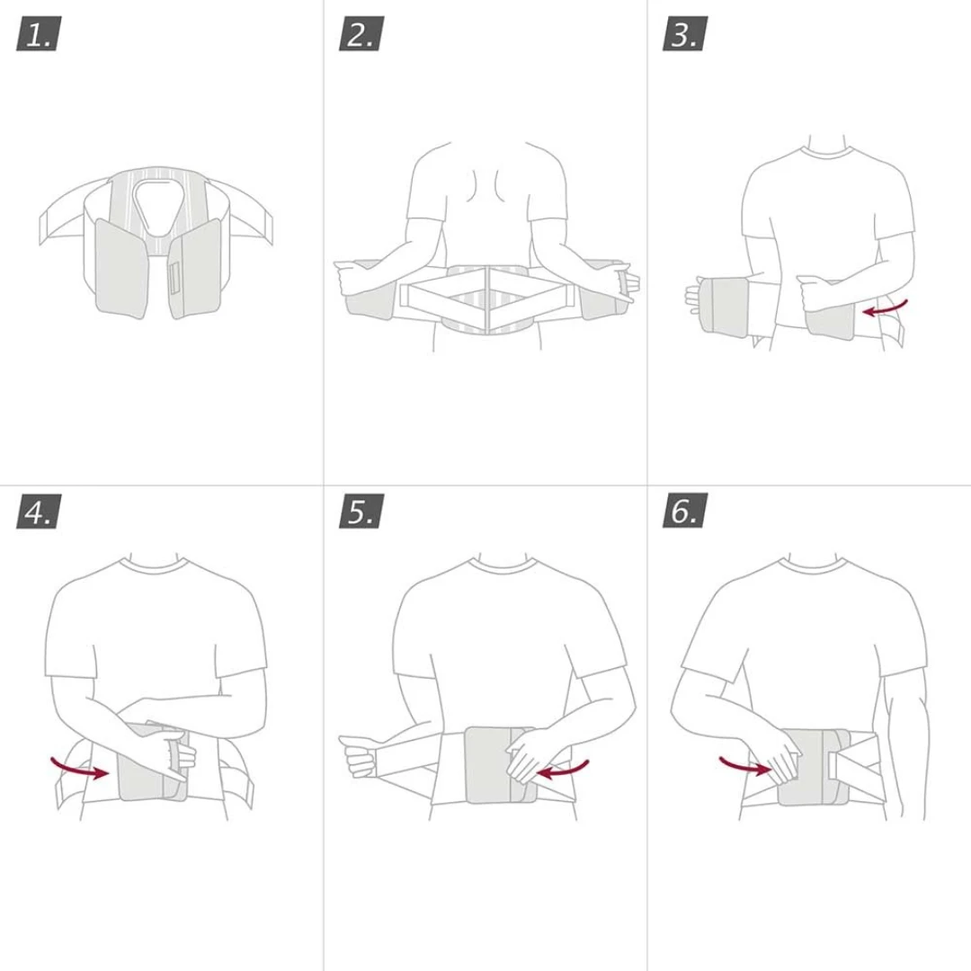 Actimove Professional Lumbar Sacral Support Comfort With Additional Support Belt 10" 8 Actimove Professional Lumbar Sacral Support Comfort With Additional Support Belt 10" - Image 6