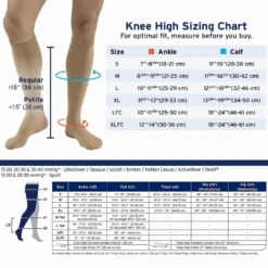 JOBST Relief Knee High Unisex Compression Socks - Closed Toe - 20-30 MmHg 17 JOBST Relief Knee High Unisex Compression Socks - Closed Toe - 20-30 MmHg -Health Care Store VIEWALL 8
