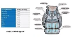 Osaki 4000T Full Body Massage Chairs With Zero Gravity Recline And Full Body Smart Scan -Health Care Store airbagquantityF1 1