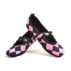 Nufoot Mary Janes - Women's Black/Pink Checkers Betsy Lou Slippers 1 Nufoot Mary Janes - Women's Black/Pink Checkers Betsy Lou Slippers -Health Care Store black pink checkers betsy lou