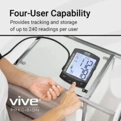 Vive Health Arm Blood Pressure Monitor Compatible With Smart Devices 16 Vive Health Arm Blood Pressure Monitor Compatible With Smart Devices -Health Care Store four user capability 2Qwjh 800x a5e0f9cf 8261 446a a580 5e9638234093