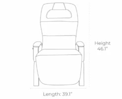 Svago Lite 2 Zero Gravity Recliner With Lumbar Heat & Vibration Massage -Health Care Store lite front 1296x f120edec d360 4bcb 87e6 9745740f9fcd