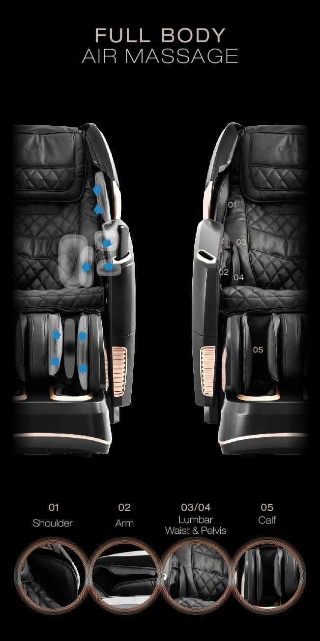 Osaki OS-4D Pro Maestro LE SL-Track Massage Chair With Zero Gravity And Touch Screen 10 Osaki OS-4D Pro Maestro LE SL-Track Massage Chair With Zero Gravity And Touch Screen - Image 8