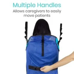 Vive Health 4-Point Universal Patient Lift Sling & Transfer Blanket - 48” By 30” -Health Care Store multiple handles 800x aaf02208 9524 4b90 ade9 d4f2333f97d0
