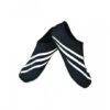Nufoot Women's Black/White Stripe Sporty Nu Slippers -Health Care Store sporty nu black white stripe nufoot