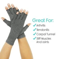 Vive Health Arthritis And Carpal Tunnel Gloves With Grips - Open Finger - Pair -Health Care Store textured glove 2 800x c936bf9b 1562 4a99 8d9f 91a35e797b15