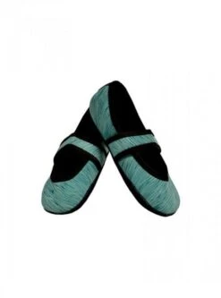 Nufoot Mary Janes - Women's Turquoise Betsy Lou Slippers